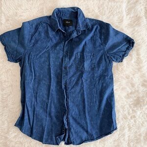 Rails Men’s Patterned Blue Shirt - Large